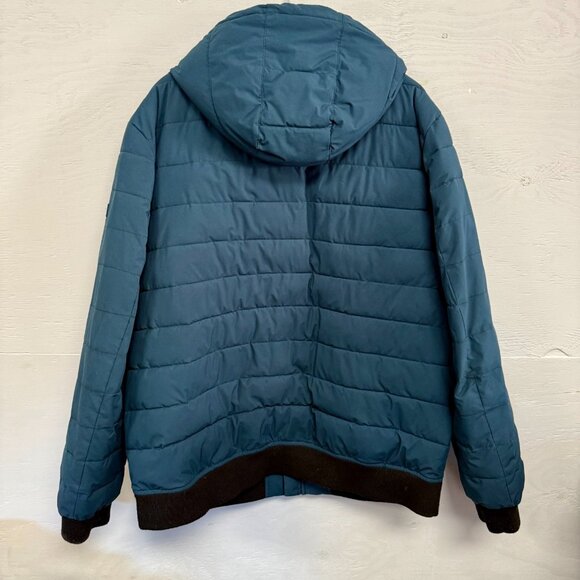 Men's DKNY Blue and Black Winter Puffer Jacket Size XXL - Picture 8 of 8
